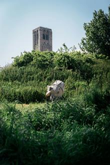 foto: kunstwerk in Damme