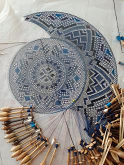 foto: Een mooie mandala klossen, kleuren naar keuze