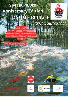 foto: 100ste Zwemdoortocht Damme Brugge