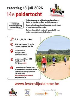 foto: 14e Poldertocht - Levenslijnteam Damme vzw