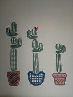 foto: Kantklossen van een cactus.