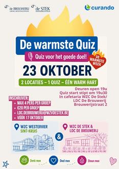 foto: poster de warmste quiz
